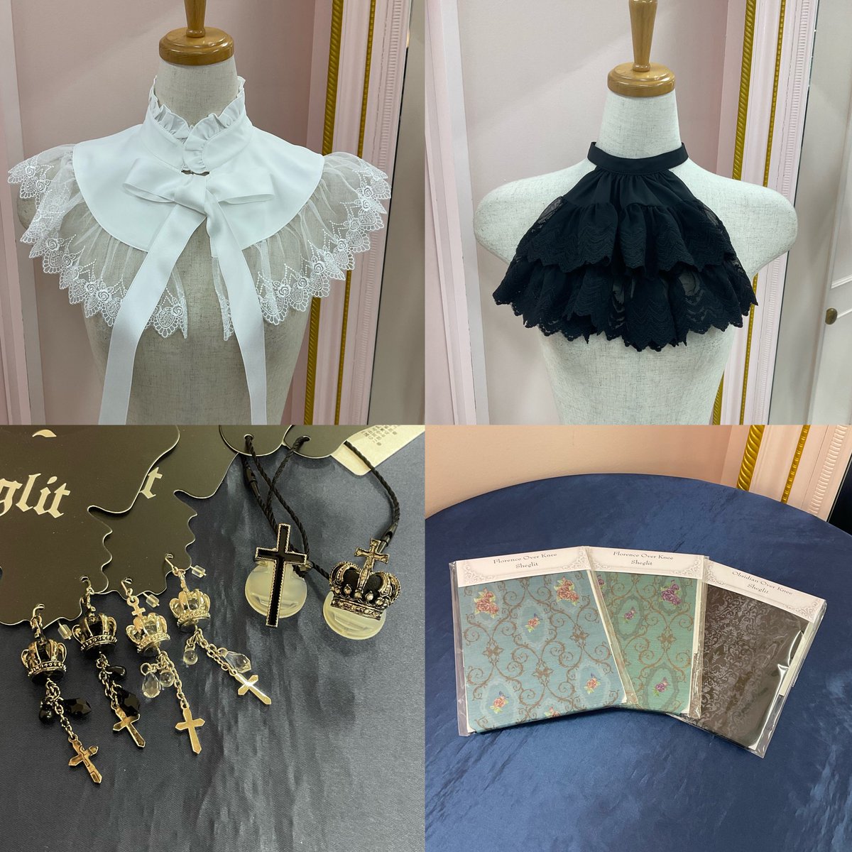 chouchou_an_'s tweet photo. 【商品入荷】
🦋Sheglit🦋

ワンピース、スカート、ジャケットに加えて
ジャボ、アクセサリー、オーバーニーなどの小物も入荷しております🦋
これからの季節にぴったりなアイテムもございます♡
是非店頭にてご覧くださいませ♡
#chouchouange広島 https://t.co/EAq1DVITaY