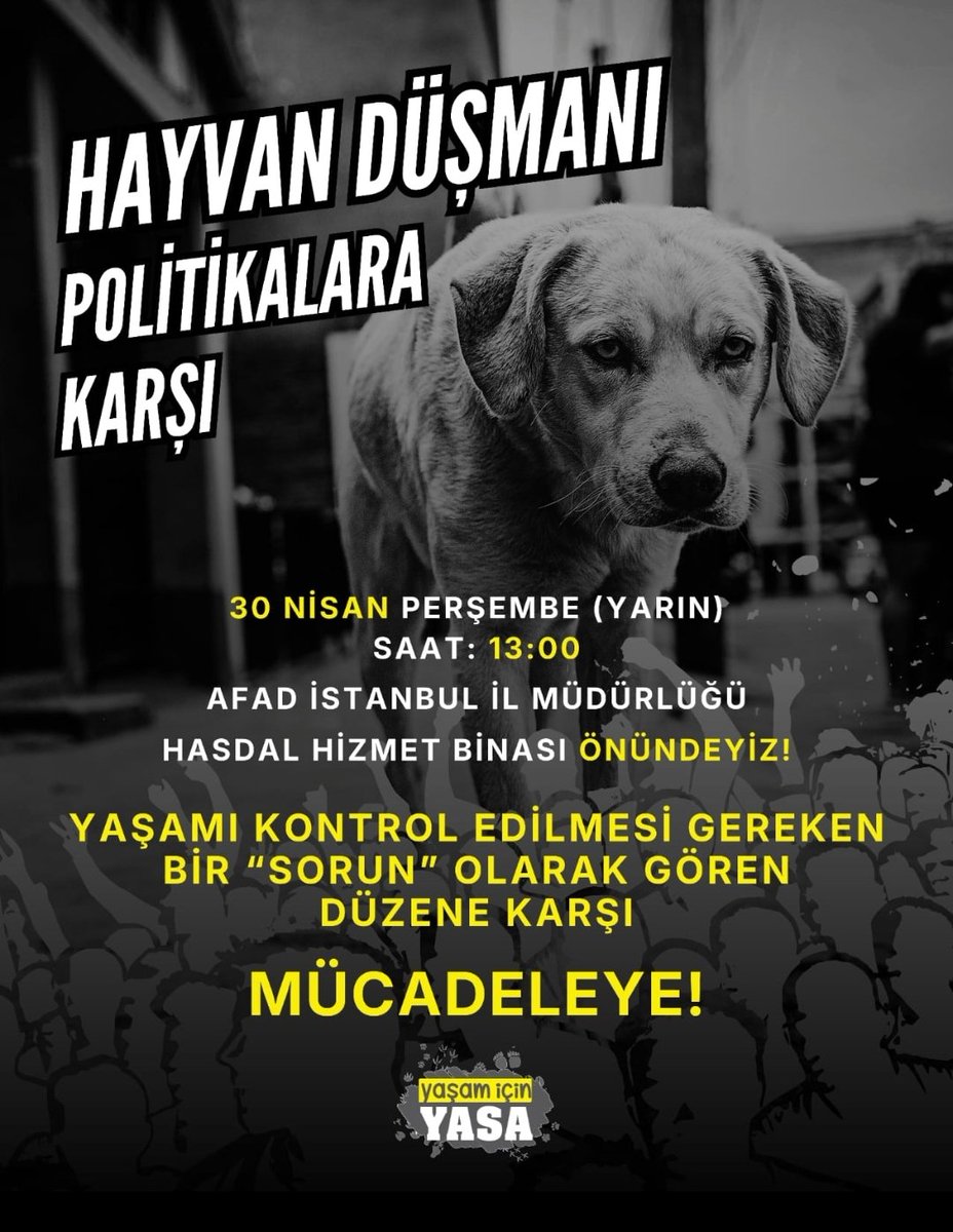 YasamİcinYasa tweet media