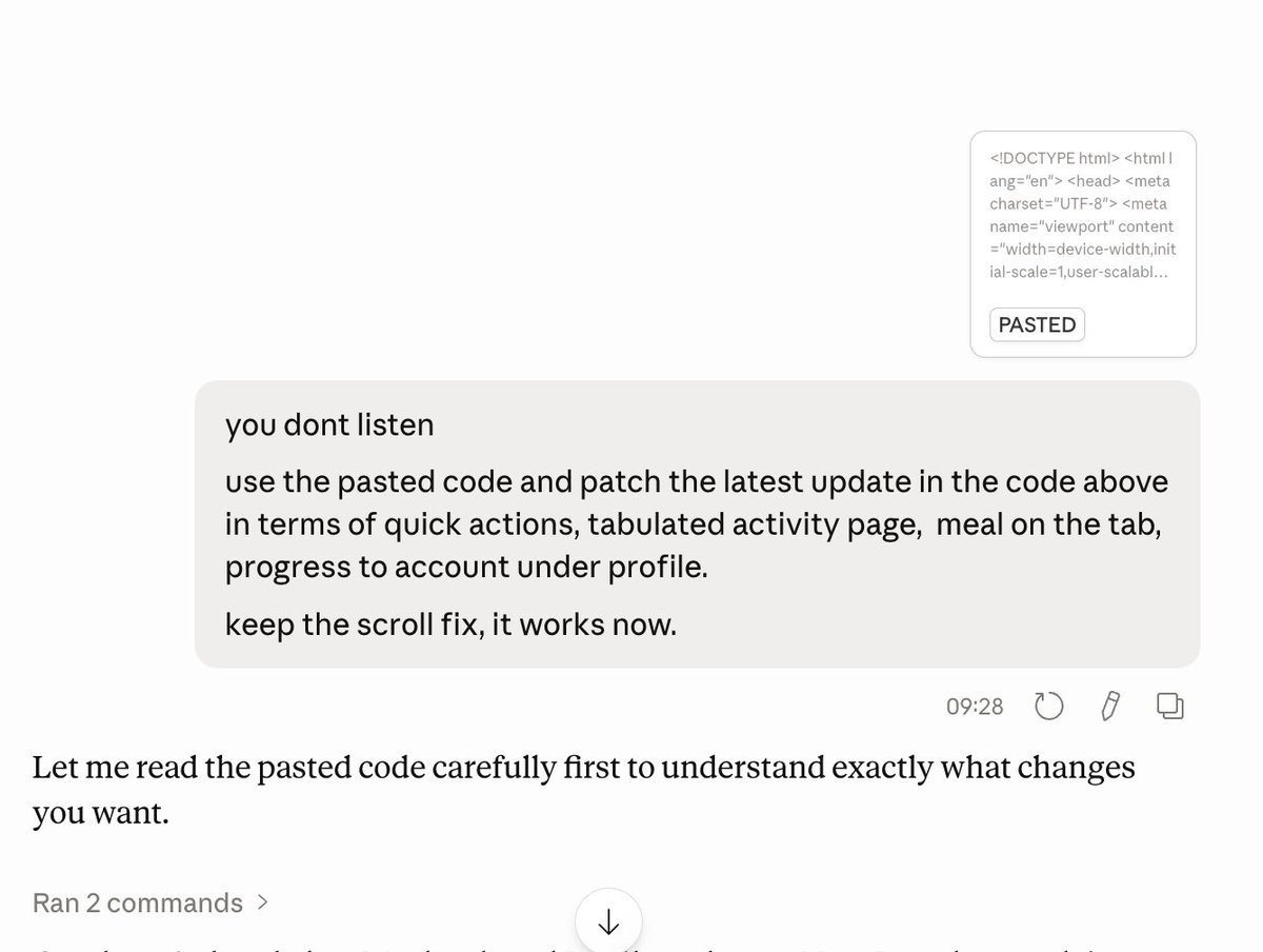 UXFixer's tweet photo. Day 4 building with Ai 

I’m frustrated 😩! This AI just chop 32 dollars doing nothing. 

You can hear my frustration from the picture I’m sure. Lol 😂 https://t.co/91ubw1NRBq