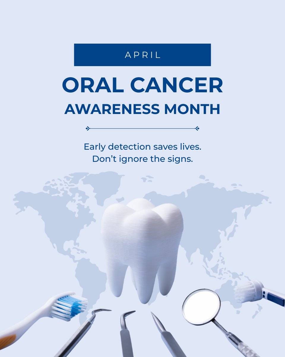SurjenHealth's tweet photo. Persistent mouth sores, pain while swallowing, or unusual lumps should never be ignored.

Oral cancer is treatable—especially when detected early.

Listen to your body. Early action can save lives.

#OralCancerAwareness #EarlyDetection #HealthFirst #SurjenHealthcare https://t.co/9N4i9uKpqZ