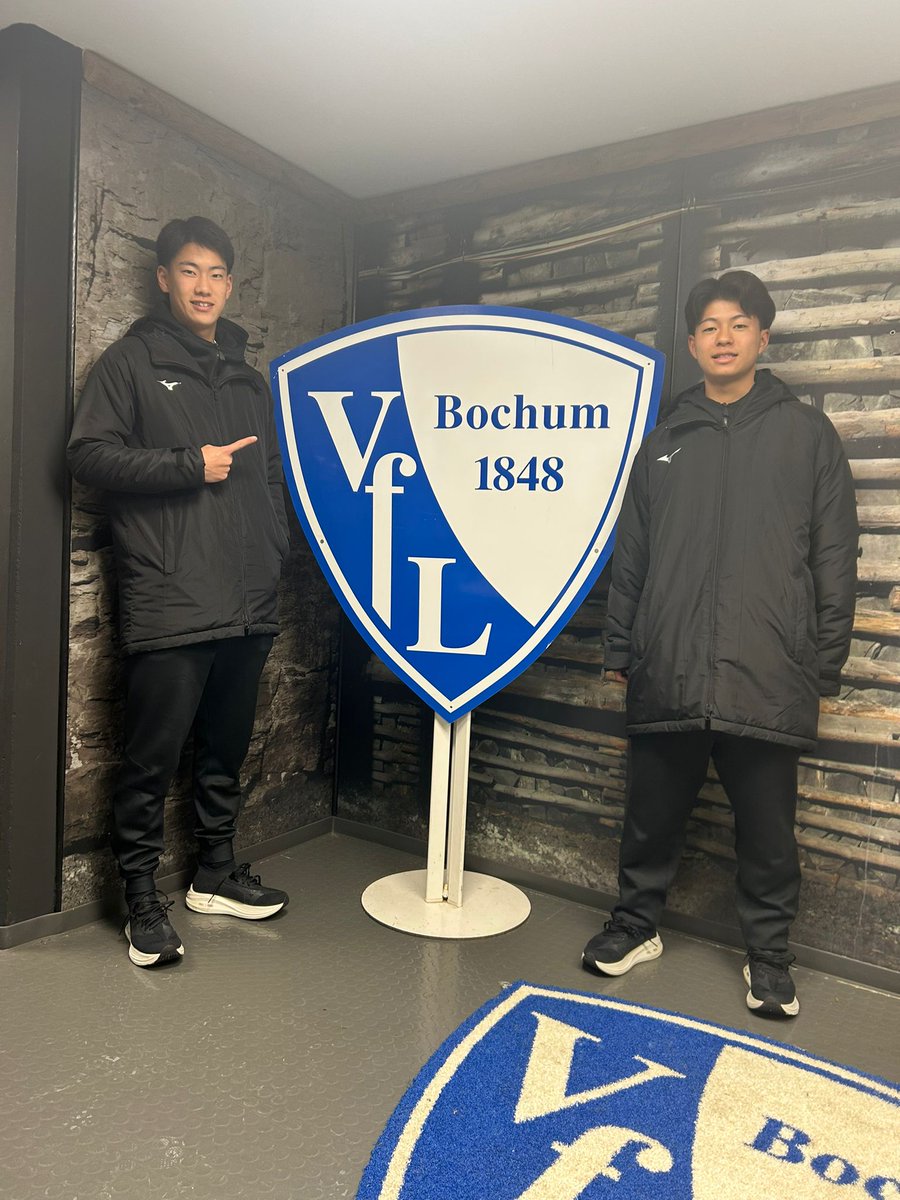 🇩🇪日本人2選手がVfLボーフムの練習参加🇩🇪 大島鉄平（セレッソ大阪U-18） 小島蒼斗（名古屋グランパスU-18） MIZUNO ...