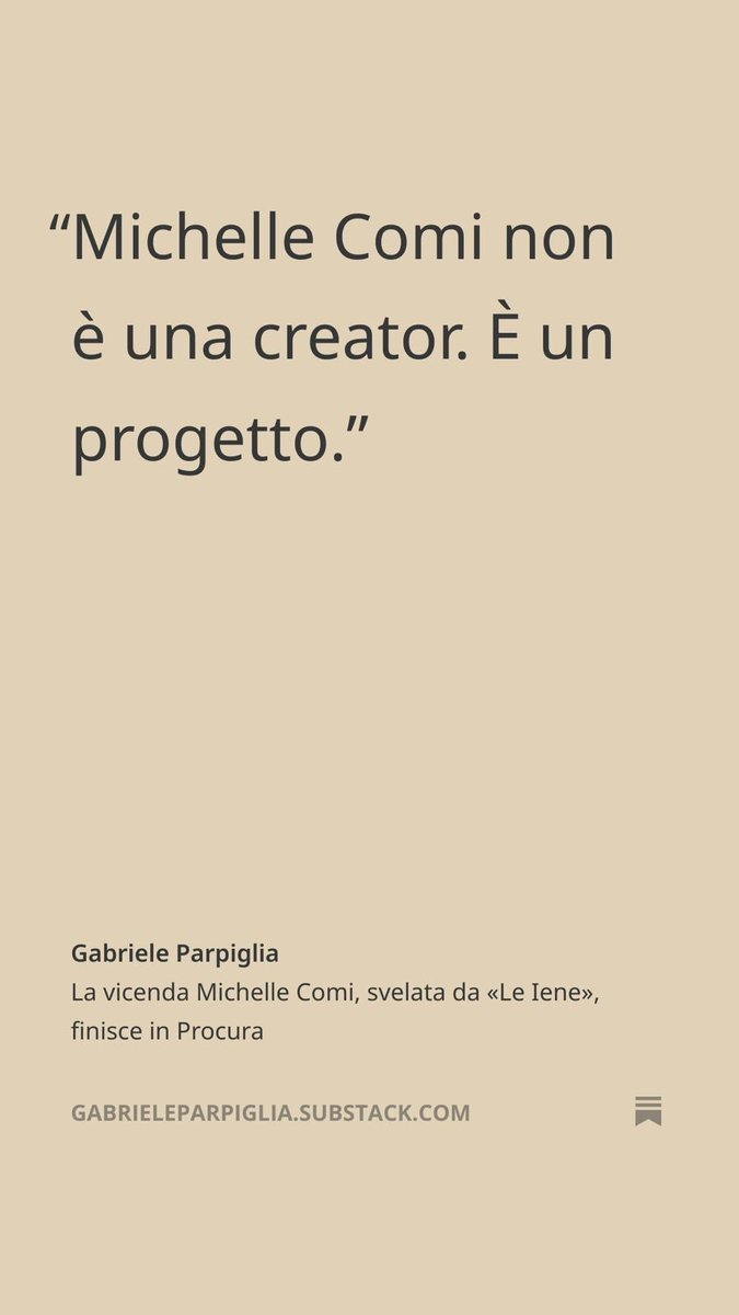 Parpiglia's tweet photo. https://t.co/fV2qbUHpux #michellecomi https://t.co/euGrCuAjqw