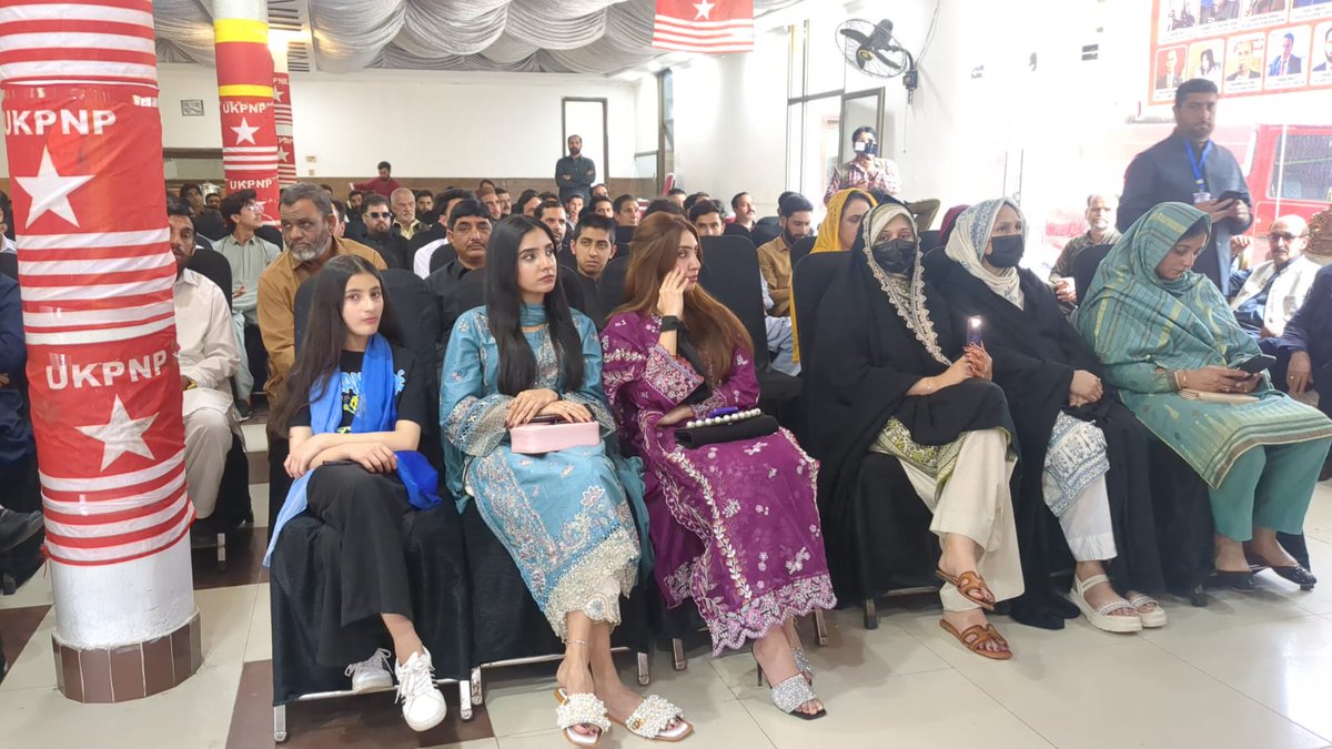 NasirKhanUKPNP's tweet photo. UKPNP Holds Historic Event On  28 April 1949 Karachi Agreement with Great Turnout and Mass Mobilisation in Rawalakot on 28 April 2026. 

The United Kashmir People's National Party held a historic and well-attended event in Rawalakot, Poonch, on  the 28 April 1949 Karachi Agreement, drawing a large and energetic turnout with central leadership, women, and youth participating in significant numbers. 

A major programme was held at Akbar Hotel, Rawalakot Poonch, focusing on the background, key points, and consequences of the Karachi Agreement, while a rally was organised which marched through the streets of Rawalakot where participants raised slogans including “We want freedom,” “We want a united independent State of Jammu and Kashmir,” “No to forced division,” and “Aar paar joor do, Kashmir hamara chhor do.  We stand with Shaukat Kashmiri, Long Live UKPNP, Long Live United Independent State of Jammu and Kashmir.” 

The venue was decorated with party flags, historical flags of the State of Jammu and Kashmir, and banners and posters reflecting the party’s vision and struggle. 

The programme was chaired by Madam Sardar Tania Khan, Senior Vice Chairperson UKPNP, while the chief guest was Sardar Riaz Khan, President UKPNP Canada, and the special guest was Advocate Sardar Rashid Yousaf, President UKPNP North America. The organisational leadership and execution of the event were led by Sardar Atif Khan, President UKPNP District Poonch, Fazal Jammu Kashmiri, General Secretary District Poonch, and Iftikhar Ahmad, Deputy Secretary Europe Zone, who ensured the successful conduct of the programme. 

The proceedings were conducted by Fazal Jammu Kashmiri, while the reception and welcoming of various rallies were led by Sardar Atif Khan. 

Shaukat Ali Kashmiri, Chairman of UKPNP, addressed participants via video link, highlighting the importance of unity and continued struggle. He shed light on the Karachi Agreement, stating that it curtailed the powers of Azad Kashmir and Gilgit-Baltistan while also acknowledging Gilgit-Baltistan as a historical part of the disputed State of Jammu and Kashmir, a point he stressed must not be overlooked. He noted that Nasir Sharif, who in  not present today , played a key role in organising and strengthening the party in Rawalakot. My tribute to him. He is a dedicated comrade of UKPNP. 
Sardar Shaukat Kashmiri paid tribute to Advocate Sardar Rashid Yousaf, President of UKPNP North America, for his efforts and contributions, stating that he played a key role in the successful organisation of the programme. Shaukat Ali Kashmiri also congratulated Sardar Atif Khan, President District Poonch, Fazal Jammu Kashmiri, General Secretary District Poonch, and Iftikhar Ahmad, Deputy Secretary Europe Zone, appreciating their tireless efforts and dedication. He remarked that committed comrades like them are a true asset of our party. 
Shaukat Ali Kashmiri further congratulated members of the central cabinet and party workers for travelling from different regions to participate in the programme and expressed his sincere gratitude for their dedication and support. 
Among the prominent speakers were  Sardar Ishtiaq Hussain, Secretary General UKPNP, Raja Muhammad Azam, Deputy Secretary General, Syeda Nighat Gardezi, Secretary Women Affairs, Syed Waqar Kazimi, senior leader and Central Committee member, Amjad Gardezi President AJK Zone, Saad Rajput KNSO, Mirza Aleem Shafiq Jaral, Mufti Umar Farooq, Saeed Shah of JKLF, Mushtaq Khan, President UKPNP District Sudhnuti, Saad Rajput KNSO, Kamran Khalid, Raja Faiz from Arja Bagh and others.
UKPNP remains committed to a peaceful, democratic, and rights-based struggle for the reunification and independence of the State of Jammu and Kashmir, rooted in non-violence, political awareness, and international advocacy. 
@shaukatkashmiri @JamilMaqsood1 @SAJIDSABIR @SardarAsifAbbas @SardarAmjadYou1 @sardarrashid01 @FabianLeedsNE @RichardBurgon @jeremycorbyn @CatherineWest1 @TikkaTahir #UKPNP