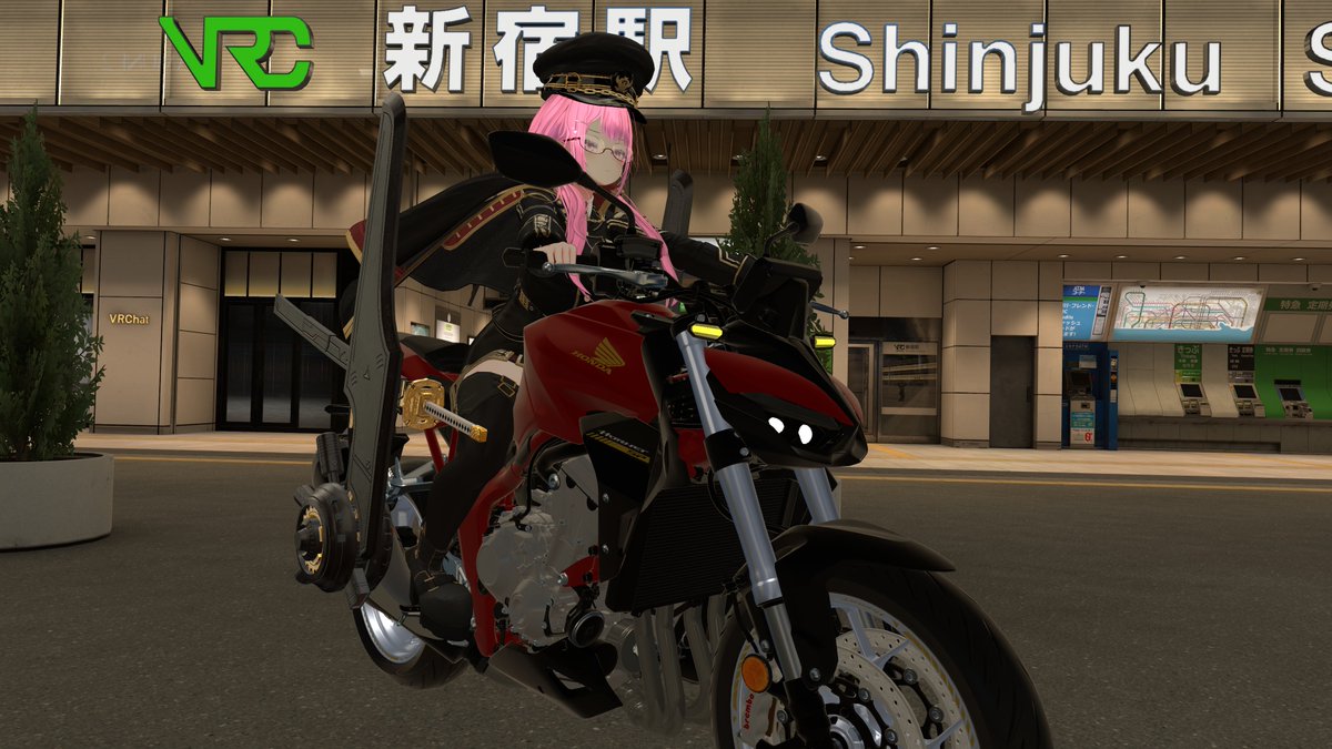 crowcrow5963vrc's tweet image. Milltina × CB1000 Hornet SP
 #VRChat #Milltina3D #Honda