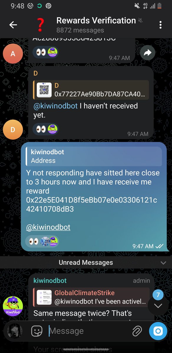 MILI9606's tweet photo. @Kiwi_Nod @pharos_network @Kiwi_Nod why is he not responding have waited for about 3 hours yet I don't receive anything!!! https://t.co/9YBRi2A0xC