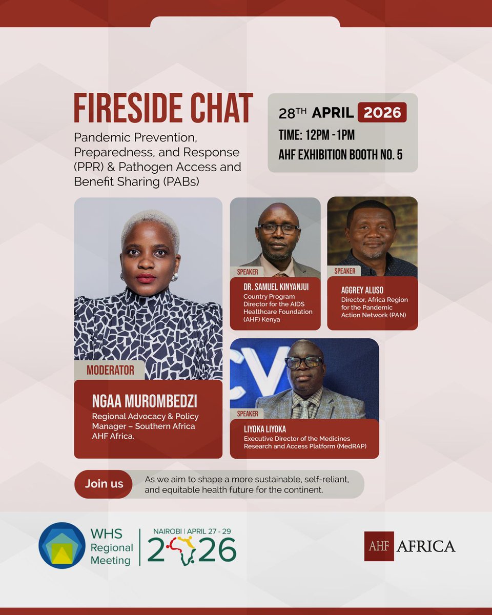 wizara123's tweet image. Africa is strengthening health systems from chronic diseases to pandemic preparedness showcased at #WHS2026 through collaboration and innovation. #AfricaRising #HealthcareInnovation Health For All @ahfafrica @ahfkenya @ahfsouthafrica @Pandemic_ActNet @WorldHealthSmt.