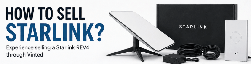 elengineerblog's tweet image. How to sell Starlink? Experience selling a Starlink REV4 through Vinted

✅Article➡️eto-engineer.com/2026/04/how-to…

#internet #network #REV4 #router #satelliteinternet #shipinternet #SpaceX #Starlink #Vinted