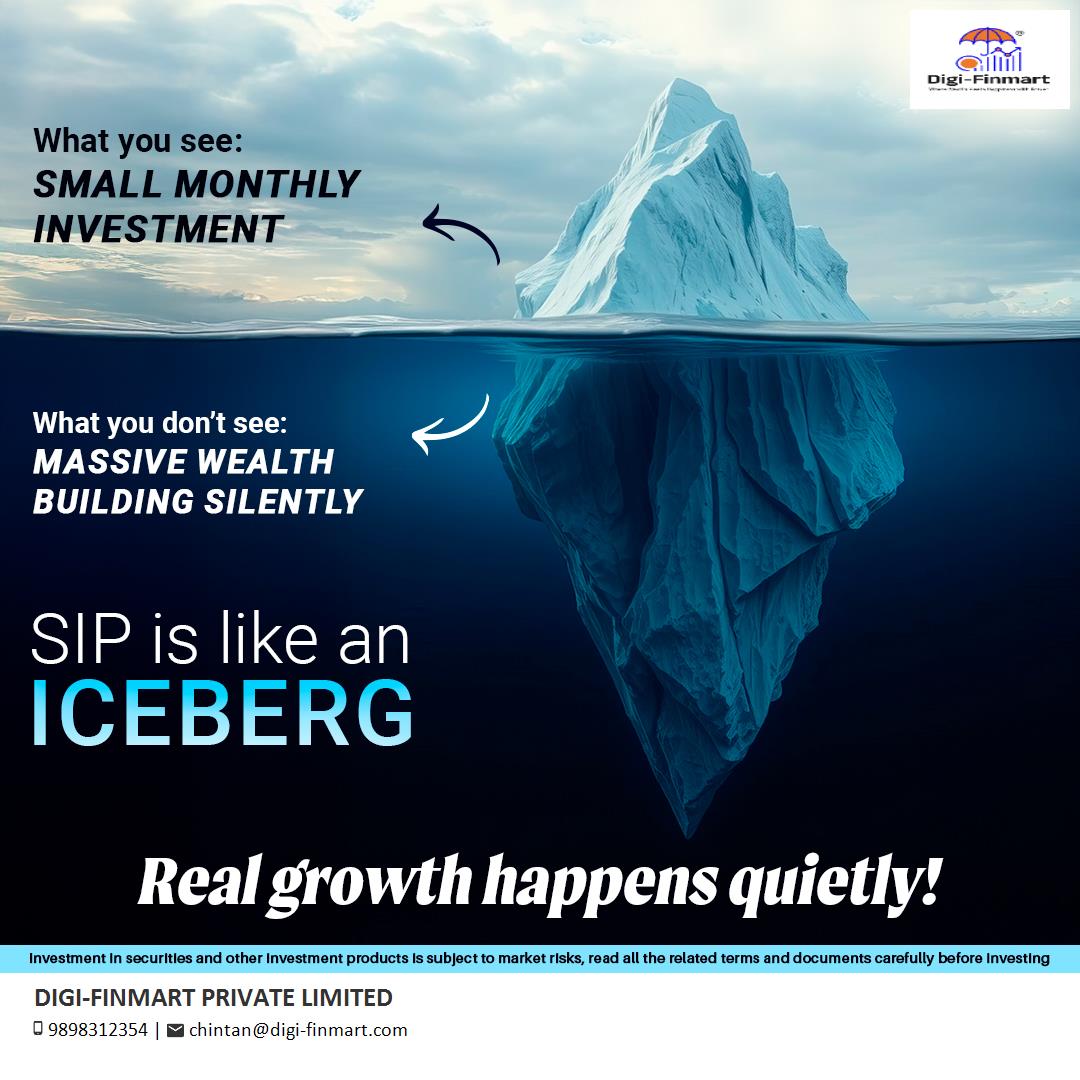 KAMDARCHINTAN30's tweet image. SIP is like an iceberg.

What you see: small monthly investments
What you don’t see: massive wealth building silently over time 📈
Consistency + patience = powerful results.

Start small. Stay regular. Think long term.

#SIP #WealthCreation #Compounding #FinancialPlanning