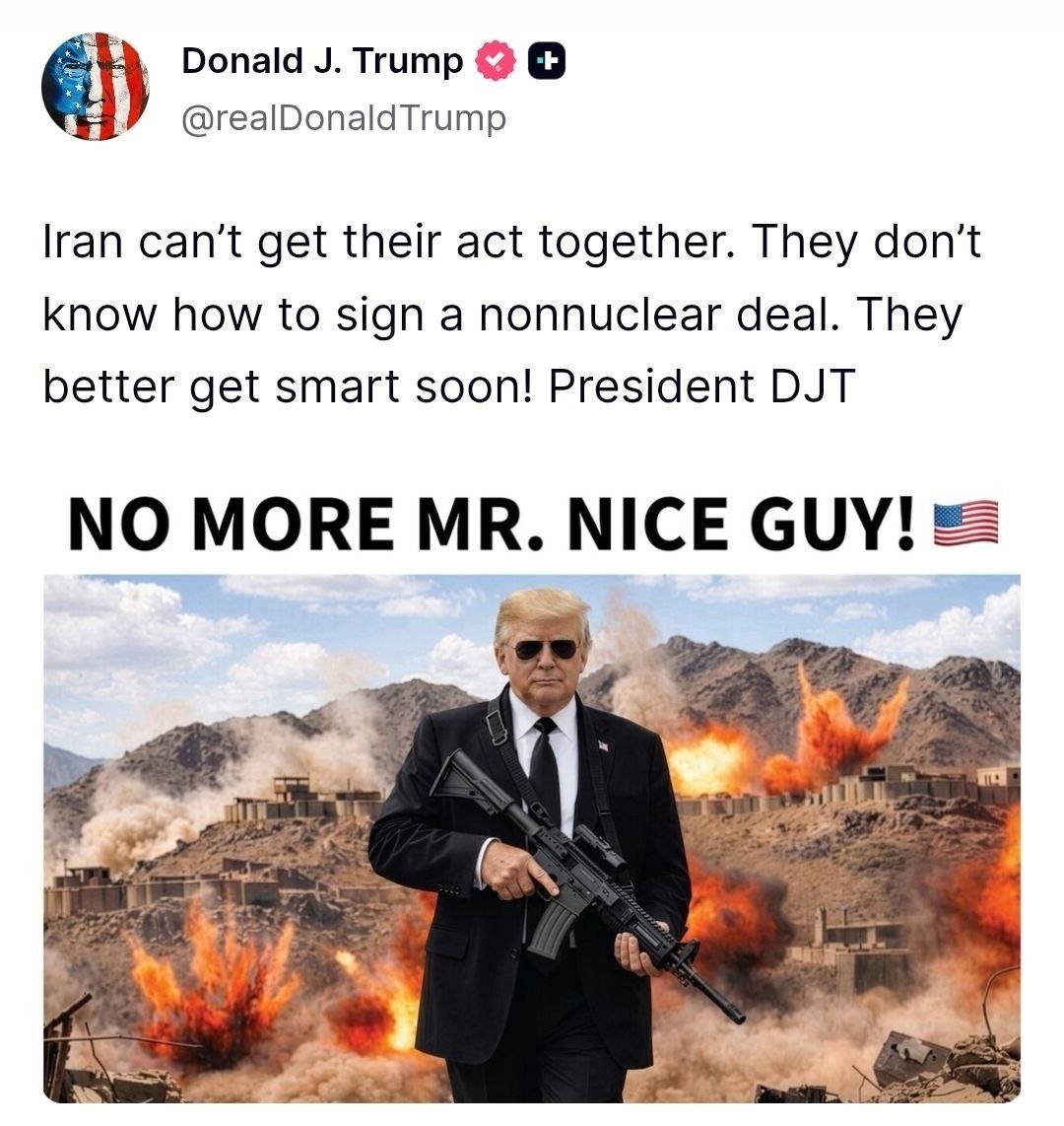 AlvaroTWOL's tweet photo. Trump siendo Trump https://t.co/eUVHykX9xI