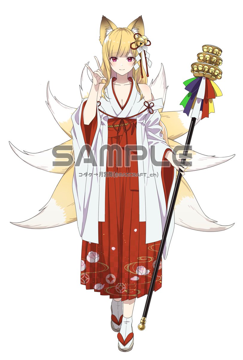 月宮 舞@九尾狐巫女服Vtuber tweet media