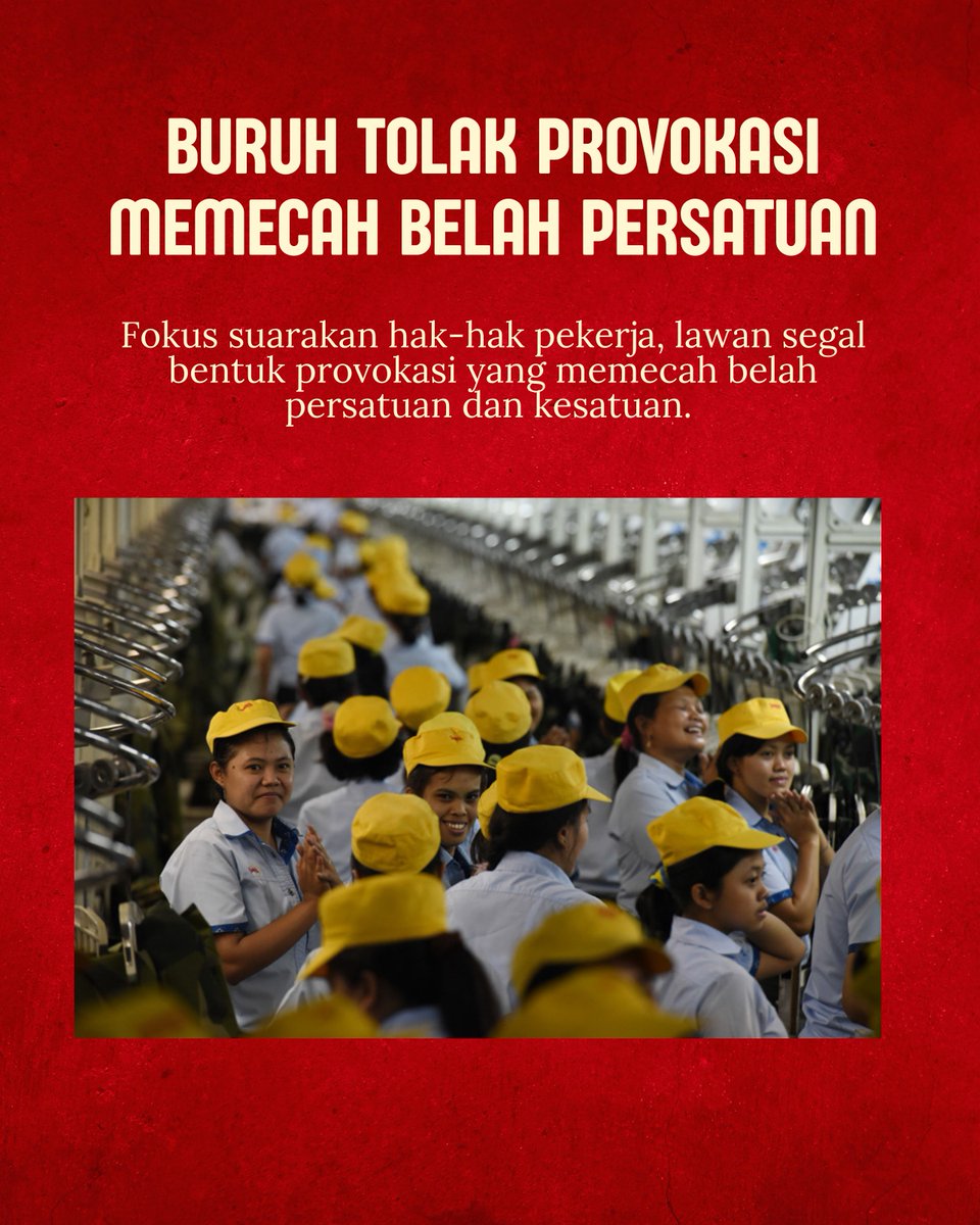 ribuan buruh turun ke jalan dengan satu tujuan: menyampaikan aspirasi secara damai dan bermartabat. Buruh Tolak Provokasi #MayDayAksiDamai