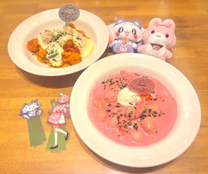 ちょまとンゴちゃんのポポラマーマのコラボ行きました 見た目も可愛くて、めちゃくちゃ美味しかったです! ボリュームたっぷりでデザートまでいけなかったので、期間中また食べに行きたい…! #ルンルンポポラさンゴ #ンゴサ #見るんるん