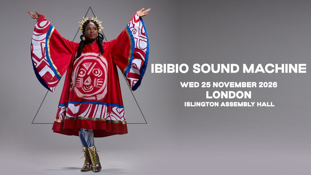 MetropolisMusic's tweet photo. NEW >> @IbibioSound Machine will bring their genre-defying sound to London’s @Islington_AH in November

🎟️ General on sale Friday 1st May at 10am

🔗 https://t.co/VZ1ChxnVc7 https://t.co/MpPKA9ERm1