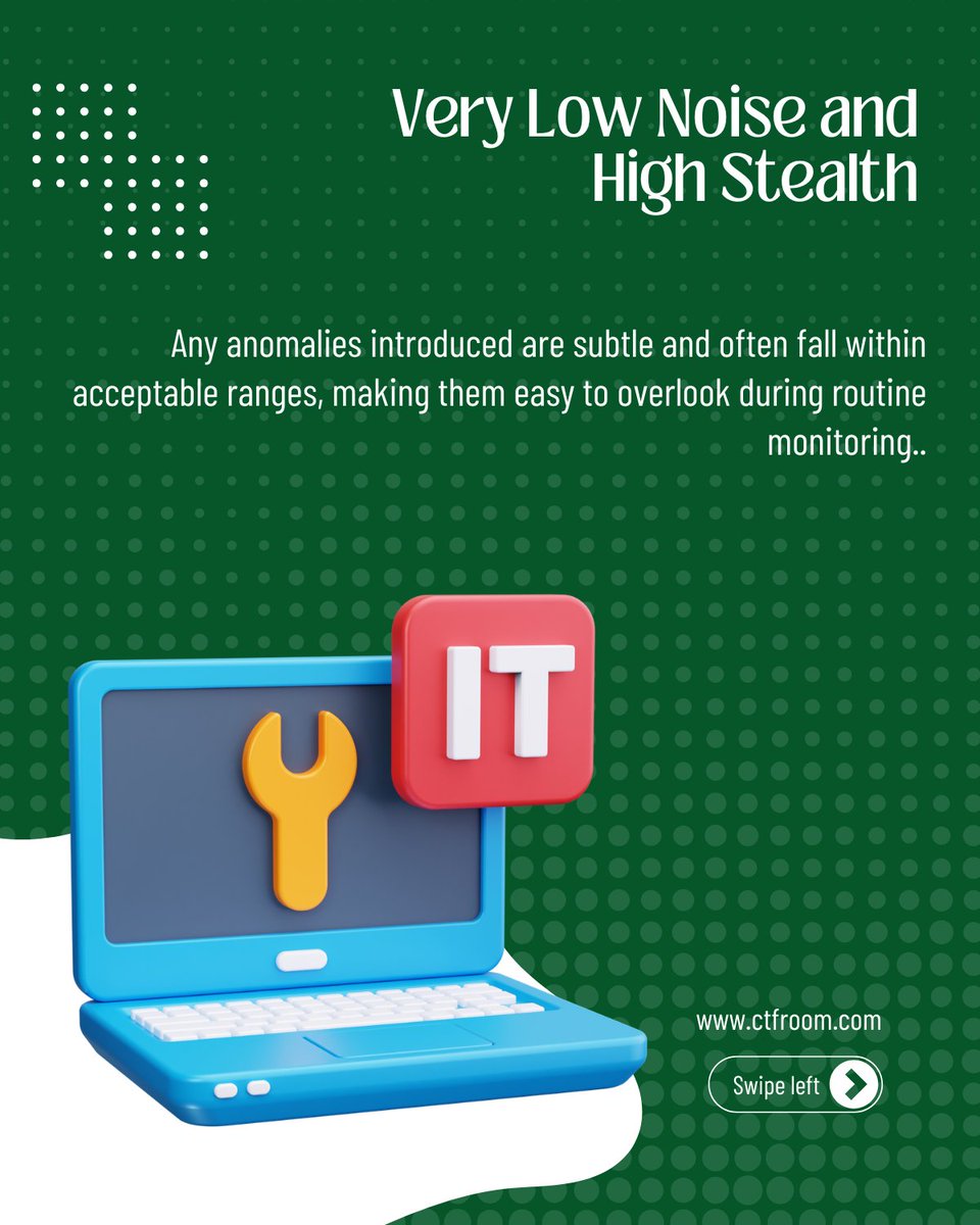 CTF_Room's tweet image. Steganography is hard to detect by design.

No signatures, no clear anomalies, no obvious alerts—just normal-looking activity hiding something else.

Detection requires context, not single indicators.

#CyberSecurity #Steganography #SOC #ThreatHunting #InfoSec