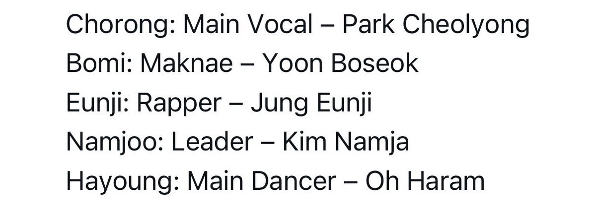Gentle reminder that Eunji’s persona as a man is also her government name. Her gay mf ass idk 😭😭😭
