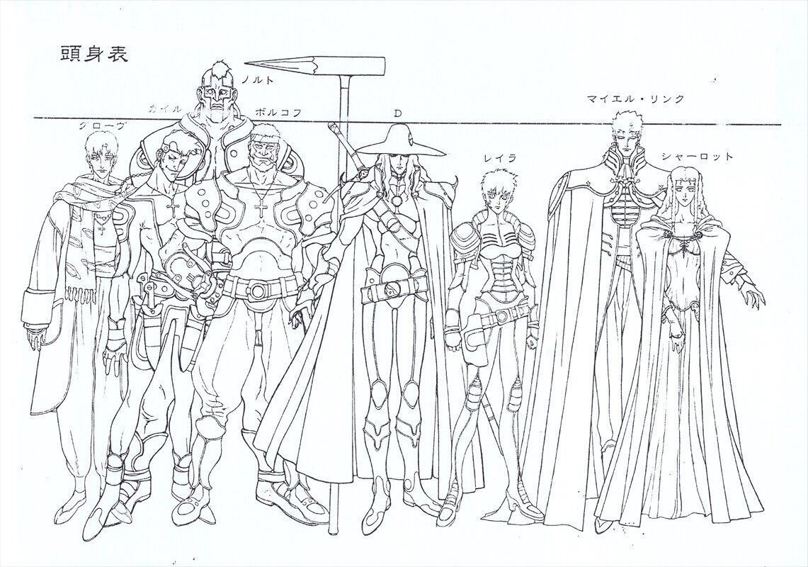 CDReferences's tweet image. Art of Vampire Hunter D: Bloodlust →  buff.ly/r2FC1lO

#animation #conceptart #modelsheet #characterdesign #visdev