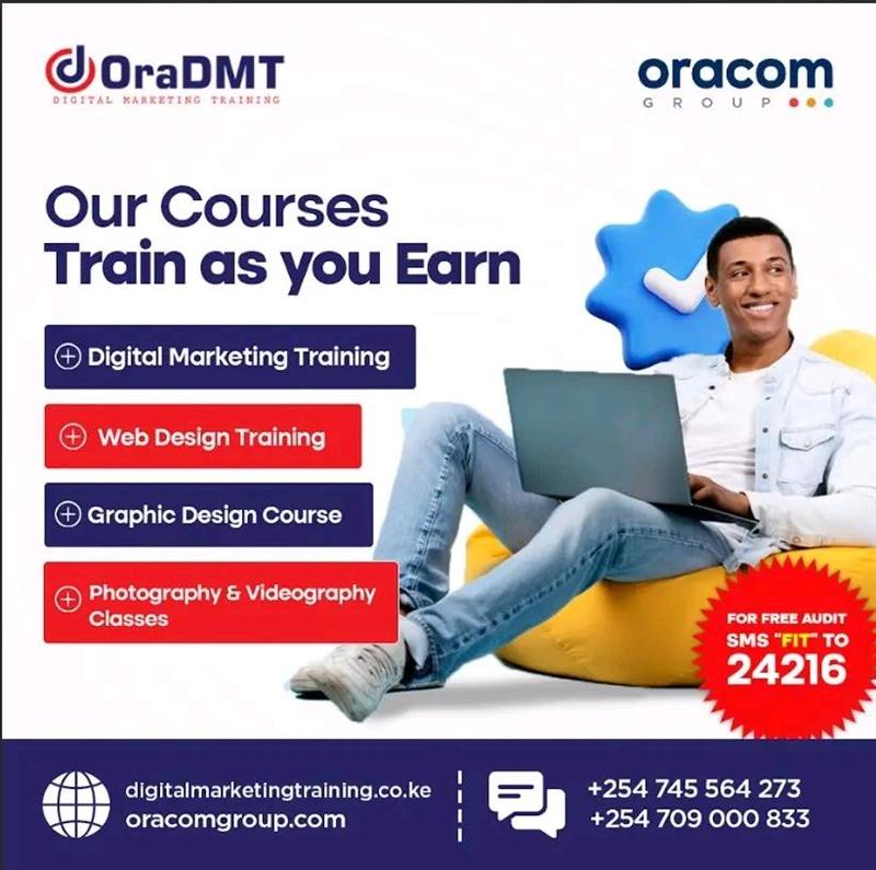 OraDMT_'s tweet photo. MAY INTAKE NOW OPEN – OraDMT Digital Marketing Training!
we train you to work, earn, and grow in the digital space.
Social Media Marketing , SEO &amp; Website Optimization | Content Creation &amp; Branding | Google &amp; Social Media Ads
Call us: 0745564273 for Registration
#TrainWithOradmt https://t.co/9atPZvfehb