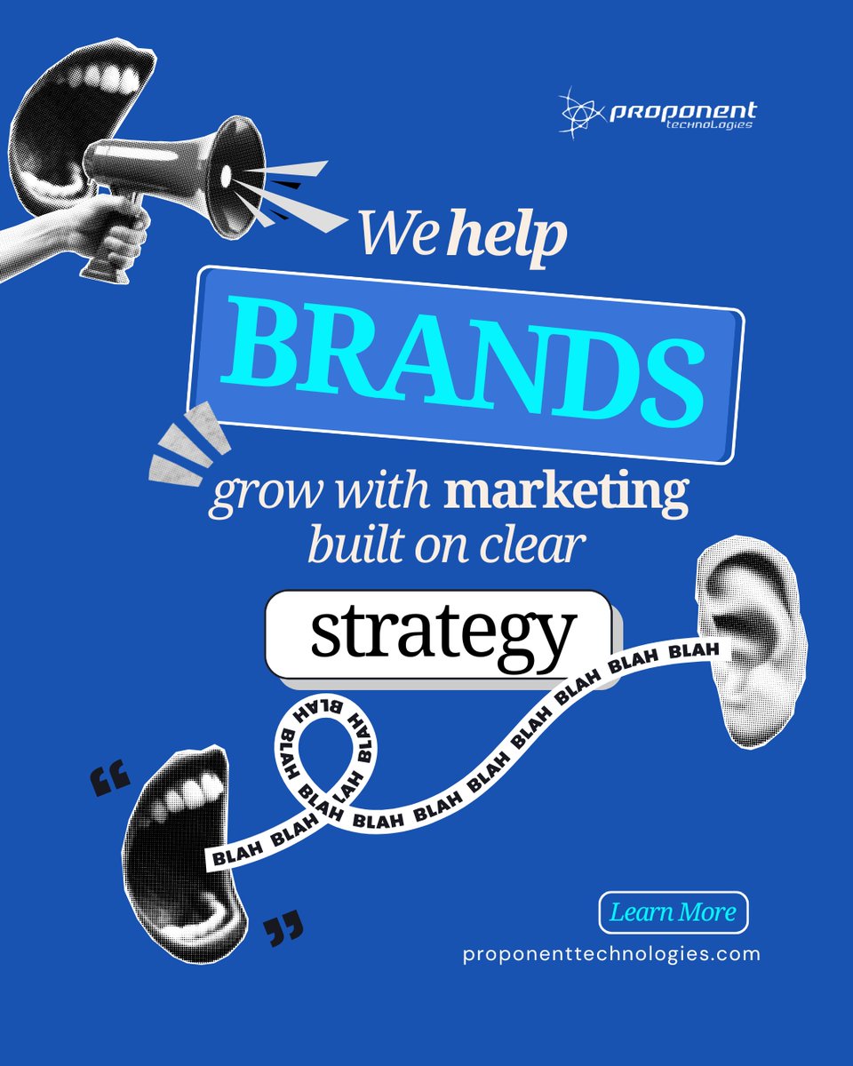 Proponent_tech's tweet photo. 🚀 Struggling to Grow Your Brand Online? Here’s the Strategy That Works

In today’s crowded digital world, posting randomly won’t grow your brand.

📩 DM us to get started today

#DigitalMarketingStrategy #BrandGrowth #SocialMediaMarketing #ContentMarketingTips #BusinessGrowth https://t.co/jBdoDTovXc