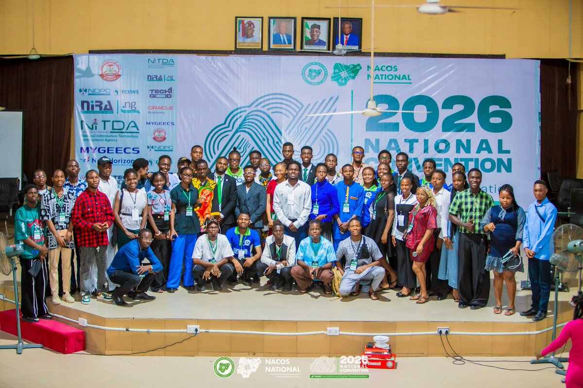 nacosnational's tweet photo. ..the venue was filled with energy all through.
Beyond the sessions, it was about the people, the conversations, and the connections being built.
Here are a few moments we captured.
More highlights coming…
#NACOSNatCon26 #NACOS #TechStudents #DigitalNigeria https://t.co/W4wKI1rYiN