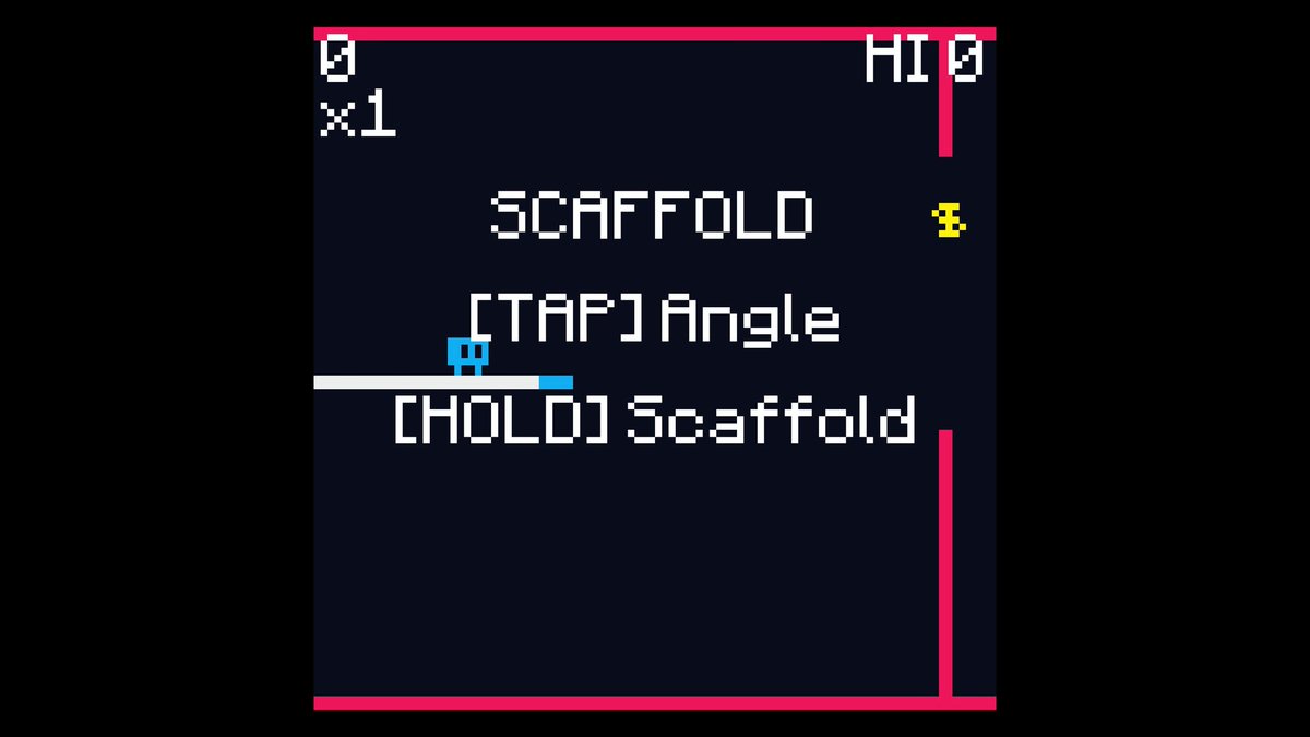 PlatCat's tweet image. 📊 #Review ⤵️

🏆 Platinum 9139-9142! 🏆 
『 SCAFFOLD 』 
(PS4 • EU/NA/JP/AS) 
by @abagames / @xitilon

SCAFFOLD is yet another of Xitilon’s simpler one-button games. You need to build a path in front of you by pressing a button briefly to adjust the angle and holding it down to