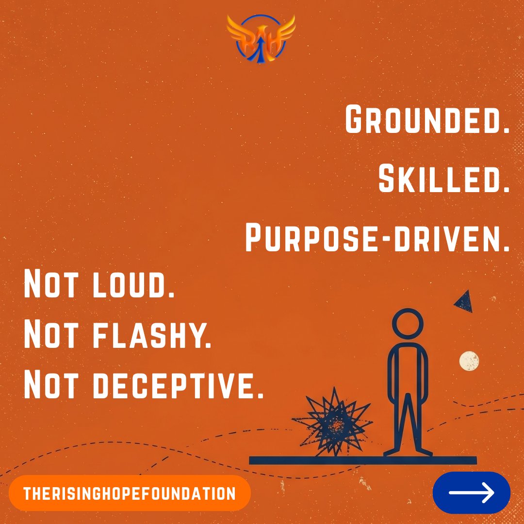 risinghopeef's tweet image. Real change doesn't need to be loud.
We are choosing skill over hype. We are choosing purpose over show. It’s time to trade the flashy for the real.
If you're ready for something better, you're already part of this. 

Get started - Link in bio

#jointhemovement