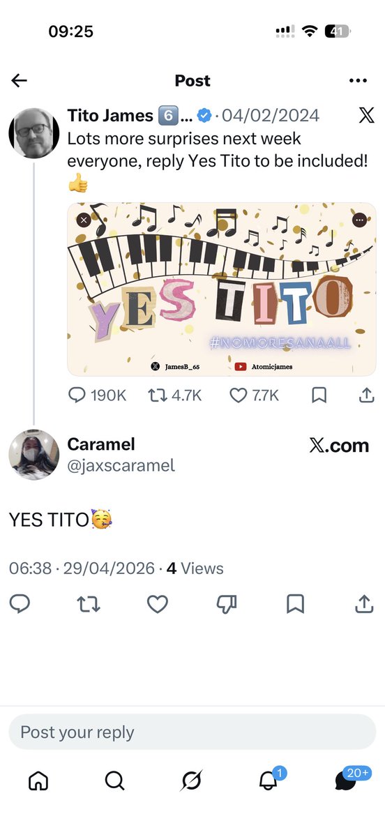 Tito James 6️⃣5️⃣🎹 tweet media