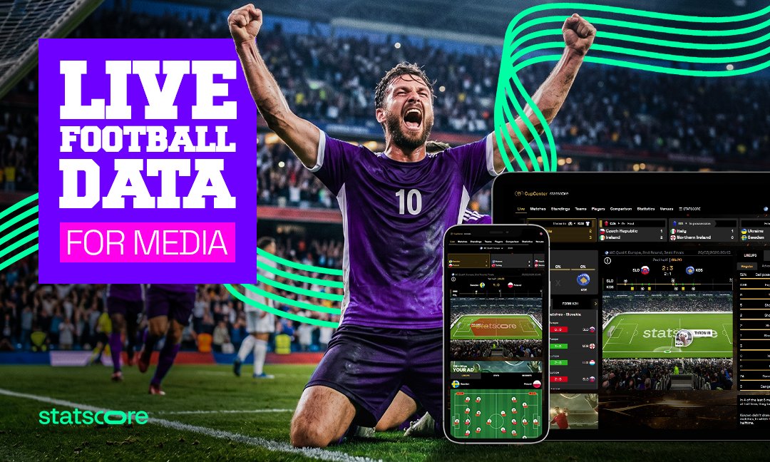 statscore's tweet image. Precision is the bedrock of modern sports journalism. ⚽️

STATSCORE delivers high-velocity sports data analytics and real-time updates to transform football narratives into immersive experiences. 📈

➡️ statscore.com/news-center/ma…

#SportsData #STATSCORE #B2B #SportsAnalytics