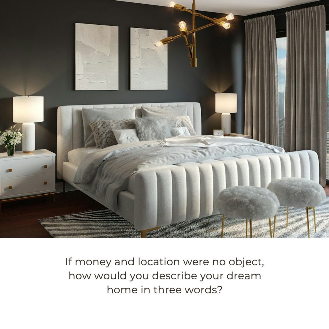 1009Jerinjacob's tweet image. What three words capture your dream home? Share your vision of a perfect home, no limits! 

#dreamhome #imagineyourhome #homegoals