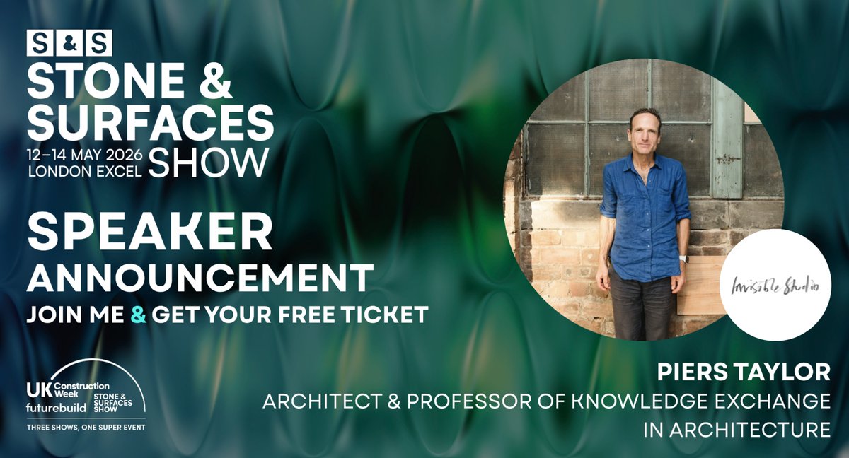 stoneshowlondon's tweet image. What can local materials teach us about building better?

Join Piers Taylor (Invisible Studio) on the ethics and impact of material choices.

📅 12 May | 🕚 11.00am to 11.45am
📍 Main Stage

Register: zurl.co/2Vzvb

#sustainablearchitecture #materialchoices