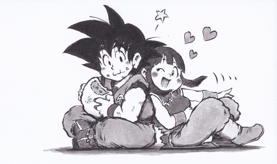 『ドラゴンボール』悟空とチチ