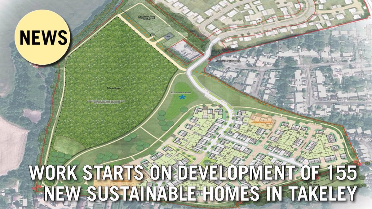 Housebuilderdev's tweet image. Exciting news! Development has begun on 155 new sustainable homes in Takeley. 🌱🏡 Read more here: hbdonline.co.uk/news/work-star… #SustainableLiving #Takeley #NewHomes