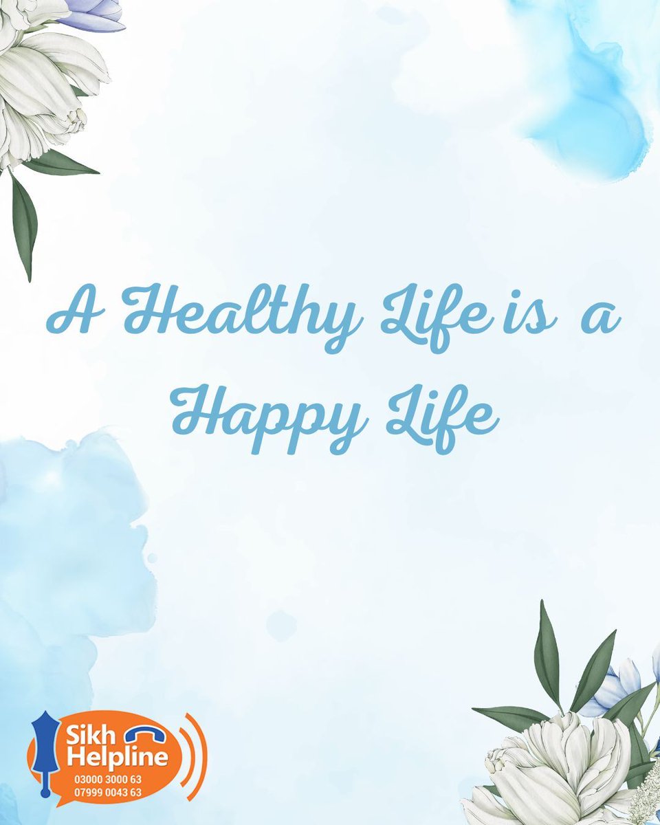 SikhHelpLine's tweet image. A healthy life is about mind and body 💙
Balance. Rest. Connection.

Take it one step at a time and be kind to yourself.
You don’t have to do it alone 🤝

📞 03000 3000 63
📞 07999 0043 63

#HealthyLife #Wellbeing #SelfCare #MentalHealth #YouAreNotAlone