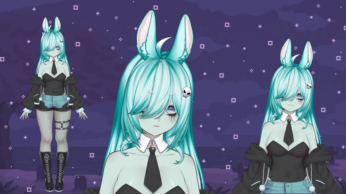 ghostie_Bunbun's tweet image. Je me nomme Ghostie Bunbun 👻🐰
Je partage ma passion pour l’art dans un univers doux &amp;amp; spooky ✨
Lives sans planning, pour des moments calmes 🎨💬 (chat écrit, no mic)

#VTuber #VTuberFR 
#digitalart #spookyart #creepycute
#twitchartist