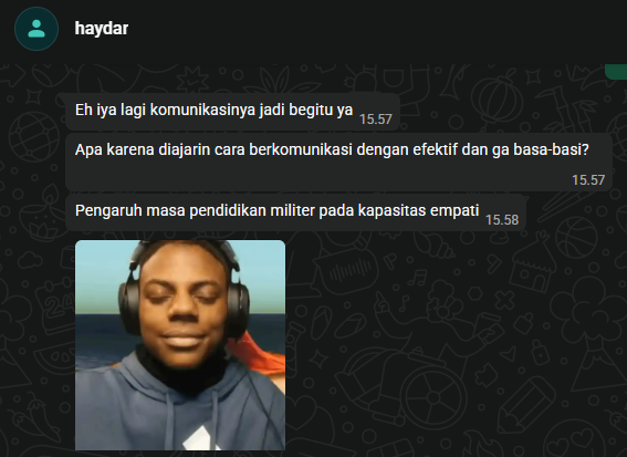 LIATEN TA, SELALU LUCU JIR