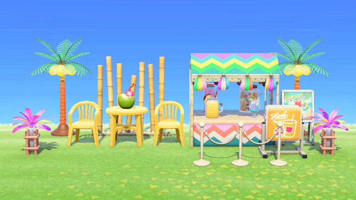 mikko_inforest's tweet image. 小さなジュース屋さん🍹

 #あつ森 #ACNH