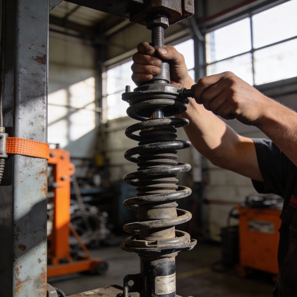 fordbee's tweet image. Gakiriro wholesalers are being briefed on new "Safety Standards" for car suspension parts. 📦 Phasing out "refurbished" components starts now. Expect a 30% price spike in genuine spare parts as the gray market is squeezed out. 🛠️📈 #TradeAlert #Logistics #RwOT