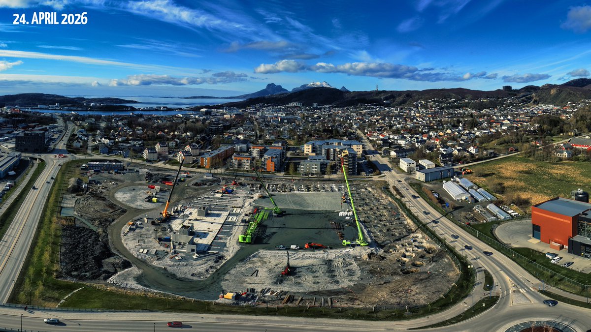 Glimt's tweet photo. 🏟️

🚁: Kent Even Grundstad https://t.co/KsWEpKAZuD