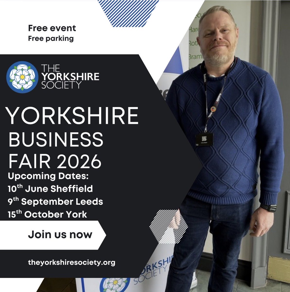 YorksSociety's tweet image. Ready to grow your business? 📈 The Yorkshire Business Fair is the place to be on June 10th. Packed rooms, great vibes, and plenty of new opportunities. 📍 Holiday Inn Rotherham-Sheffield 🕙 10 am - 3 pm 🔗 eventbrite.co.uk/e/the-yorkshir… #BusinessGrowth #Networking