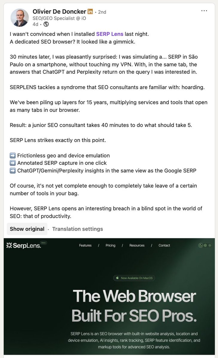 SERP Lens tweet media
