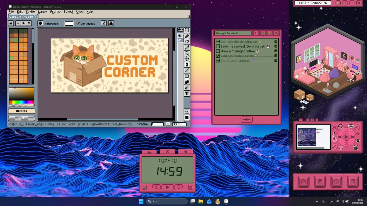 Custom Corner | Wishlist on Steam! tweet media
