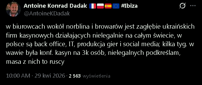 coolfonpl's tweet photo. Zgadza się. Warszawa stała się pralnią pieniędzy niejasnego pochodzenia oraz siedzibą wielu nielegalnych biznesów. 

Stąd te wypasione fury przybyszów ze Wschodu.
@KAS_GOV_PL miałoby co robić, ale chyba mają zakaz. 🤷‍♂️ https://t.co/WS41kiNmQU