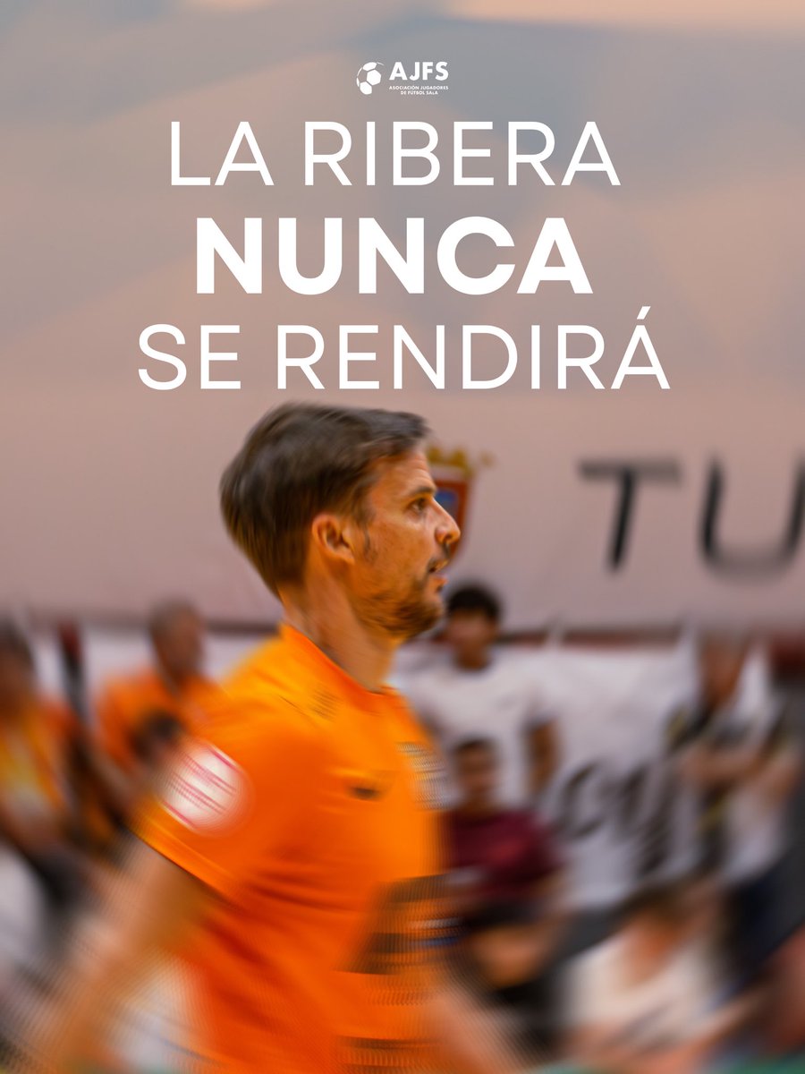 ajfs1998's tweet photo. 👊 𝗟𝗮 𝗥𝗶𝗯𝗲𝗿𝗮 𝗡𝗨𝗡𝗖𝗔 𝘀𝗲 𝗿𝗲𝗻𝗱𝗶𝗿𝗮́. 

Desde la AJFS mandamos un mensaje de apoyo y ánimo a la familia del @RiberaNavarraFS tras certificar su descenso de categoría. 

Mucha fuerza a jugadores, staff y aficionados por dejarlo todo en la pista. 

#SomosAJFS https://t.co/3HBWbzvmLY