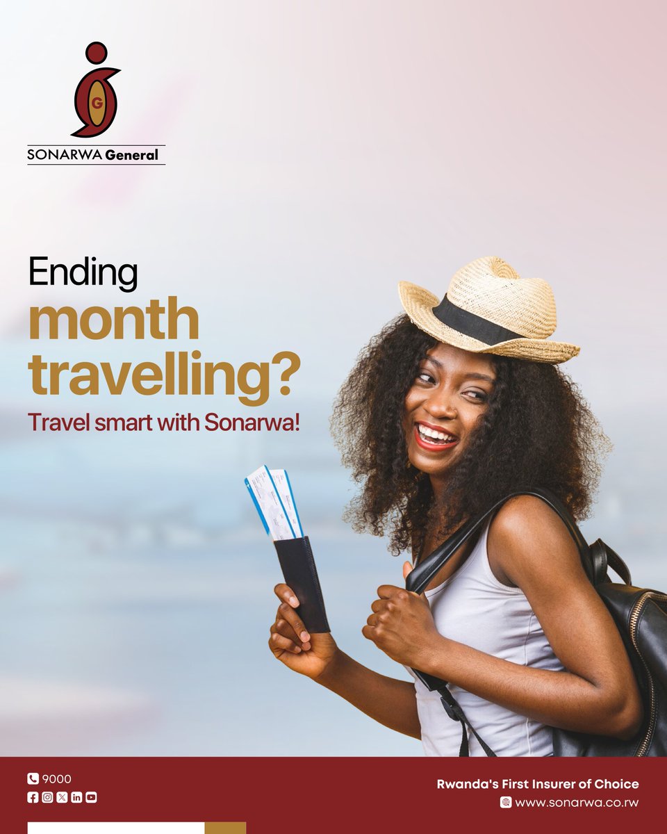 SONARWAGI's tweet image. As April wraps up, why not take that trip you've been dreaming of?
With our travel insurance, you’re covered from delays.

Visit sonarwa.co.rw/travel-insuran… to secure your trip today.

#TravelInsurance #SonarwaGeneral #Adventure