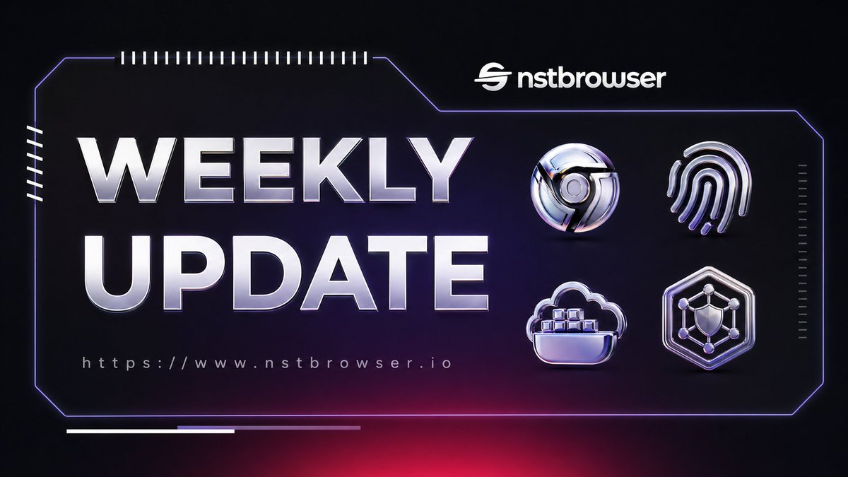 nstbrowser's tweet photo. 🚨 Nstbrowser 1.20.1 is live!
🔧 Fixed R2 kernel download progress issue
🛠 Added kernel download repair
✨ Improved Windows 10 fingerprint
#nstbrowser #weeklyupdate https://t.co/GXpqb8wMpn