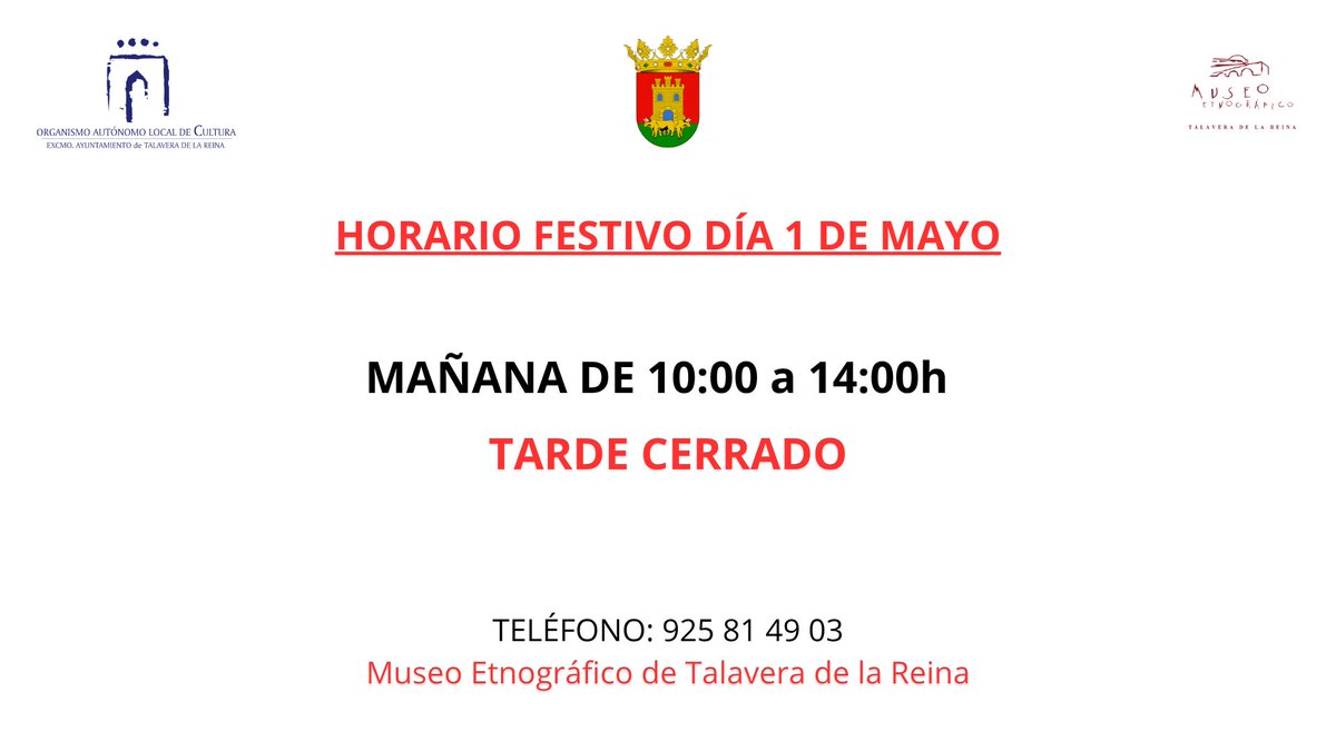Museo Etnográfico Talavera de la Reina tweet media