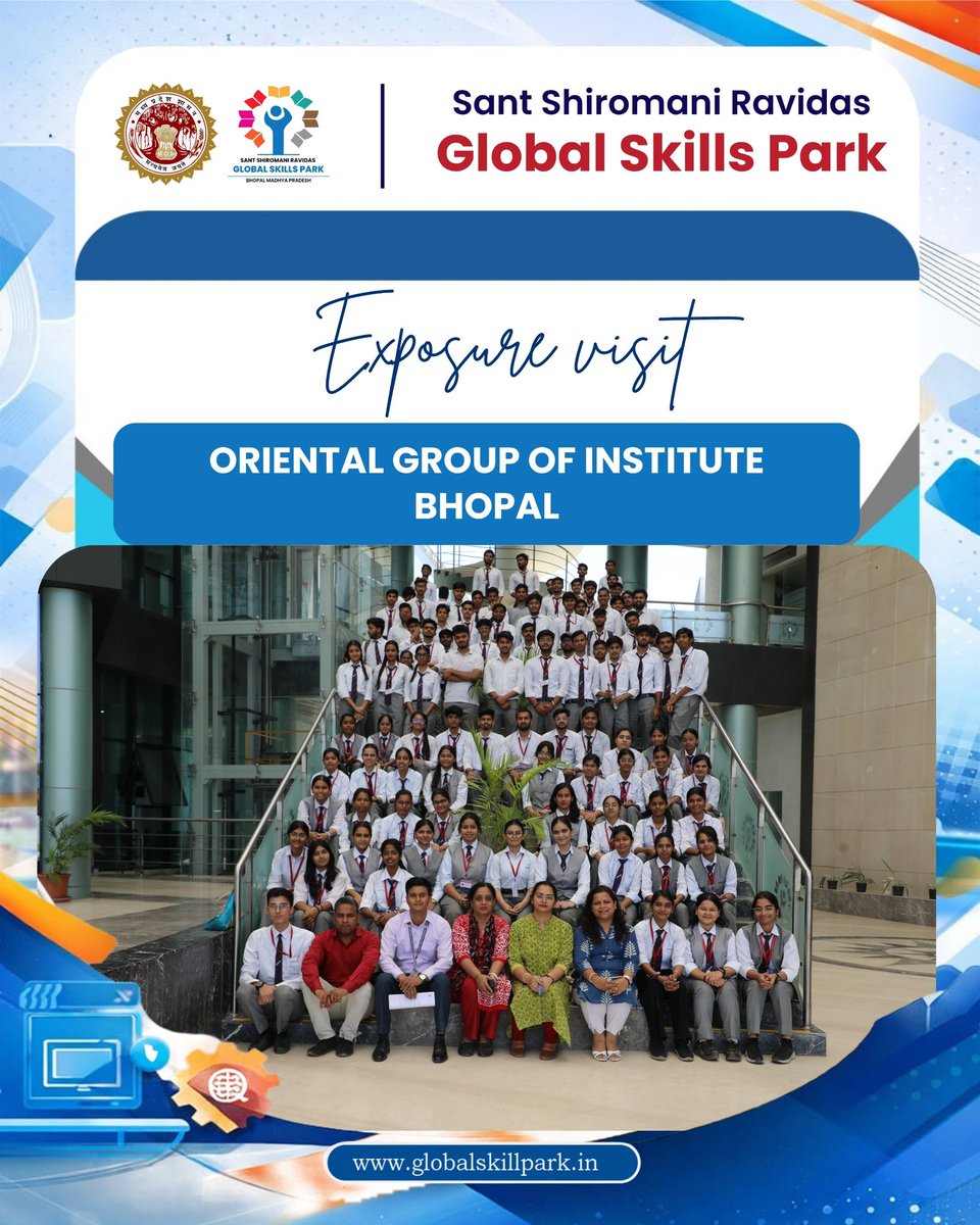 SSRGSPOfficial's tweet image. From classrooms to practical learning

Students of Oriental Group of Institute, Bhopal experienced the dynamic training environment at SSR Global Skills Park, gaining insights into industry-oriented skill development.

#skilldevelopment #technicaleducation #madhyapradesh