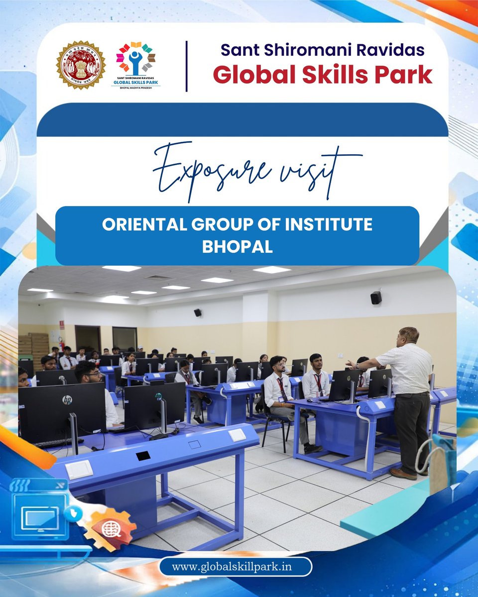 SSRGSPOfficial's tweet image. From classrooms to practical learning

Students of Oriental Group of Institute, Bhopal experienced the dynamic training environment at SSR Global Skills Park, gaining insights into industry-oriented skill development.

#skilldevelopment #technicaleducation #madhyapradesh
