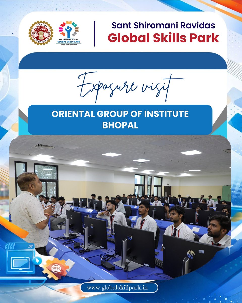 SSRGSPOfficial's tweet image. From classrooms to practical learning

Students of Oriental Group of Institute, Bhopal experienced the dynamic training environment at SSR Global Skills Park, gaining insights into industry-oriented skill development.

#skilldevelopment #technicaleducation #madhyapradesh