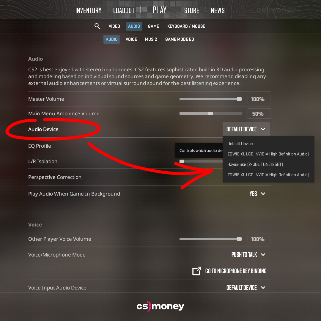 🎧 UPDATE BROKE YOUR AUDIO? FIX IT:

Settings > Audio > Audio device > Select any another option > Change it back

EZ! Now you can hear your raging teammates again ✅