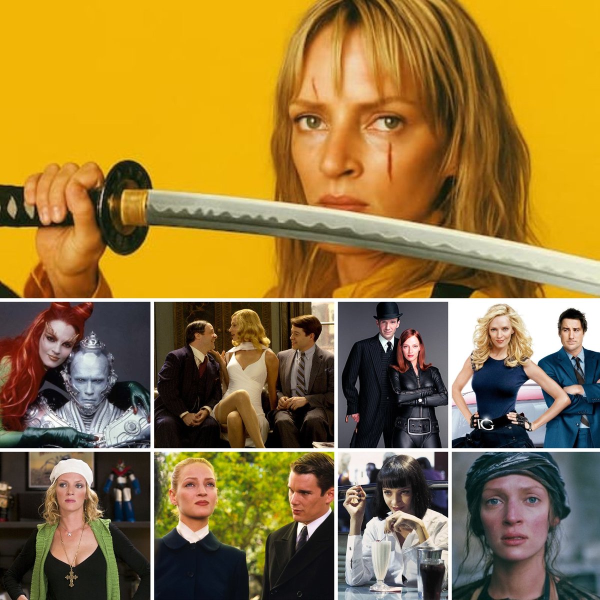 Hoy cumple años Uma Thurman , Felicidades 🎂